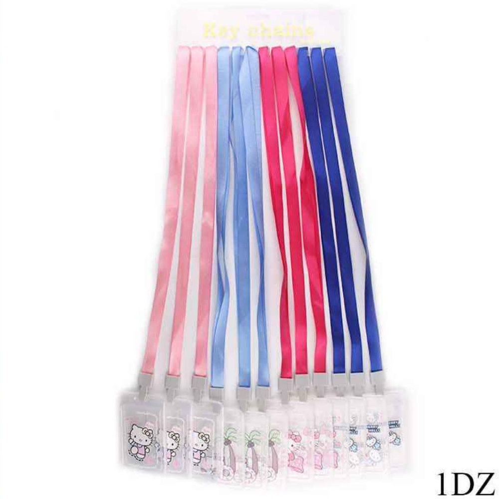 Dozen HK Lanyards Set - Pink, Light Blue, Hot Pink, Royal Blue